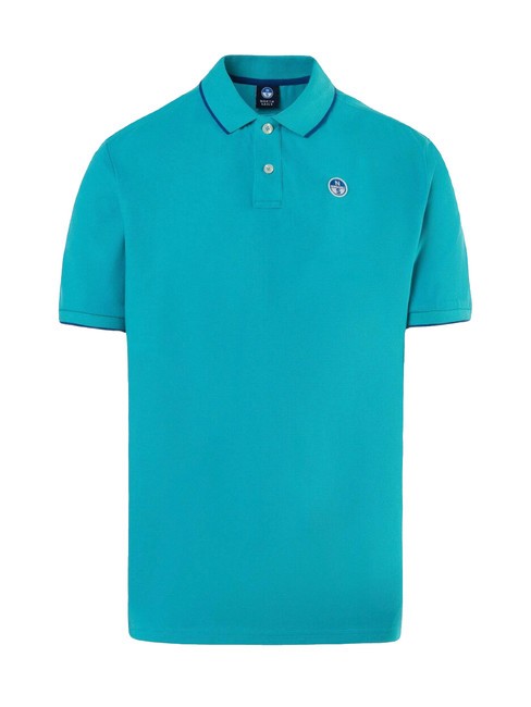 COLLAR STRIPED Kurzarm-Poloshirt aus Baumwolle Keramik - Herren-Polo-Shirts/Herren-Polo-Shirt/Herrenpoloshirt/Herrenpoloshirts