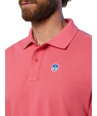 NORTH SAILS BASIC Kurzarm-Poloshirt aus Baumwolle Calypso-Koralle - Herren-Polo-Shirts/Herren-Polo-Shirt/Herrenpoloshirt/Herrenpoloshirts - 4