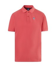 NORTH SAILS BASIC Kurzarm-Poloshirt aus Baumwolle Calypso-Koralle - Herren-Polo-Shirts/Herren-Polo-Shirt/Herrenpoloshirt/Herrenpoloshirts - 5