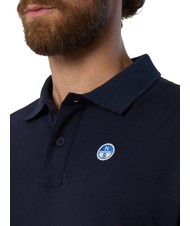 NORTH SAILS BASIC Kurzarm-Poloshirt aus Baumwolle Navy blau - Herren-Polo-Shirts/Herren-Polo-Shirt/Herrenpoloshirt/Herrenpoloshirts - 3