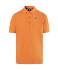 NORTH SAILS BASIC Kurzarm-Poloshirt aus Baumwolle Mandarine - Herren-Polo-Shirts/Herren-Polo-Shirt/Herrenpoloshirt/Herrenpoloshirts - 5