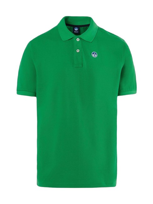 BASIC Kurzarm-Poloshirt aus Baumwolle grüne Biene - Herren-Polo-Shirts/Herren-Polo-Shirt/Herrenpoloshirt/Herrenpoloshirts