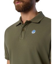 NORTH SAILS BASIC Kurzarm-Poloshirt aus Baumwolle staubige Oliven - Herren-Polo-Shirts/Herren-Polo-Shirt/Herrenpoloshirt/Herrenpoloshirts - 4