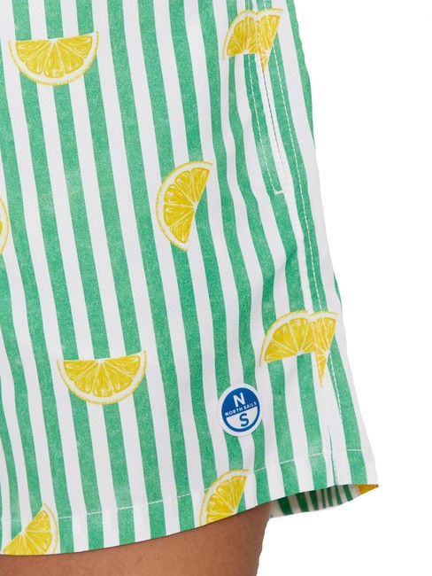 VOLLEY Bedruckter Boxer-Badeanzug Kombinationen 7 - Herrenbadehosen