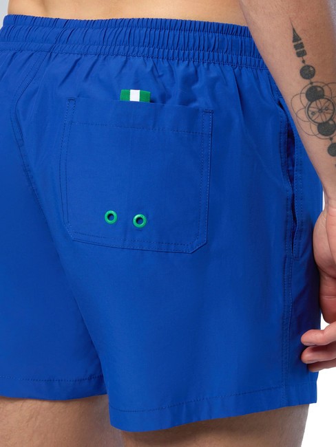 VOLLEY Boxer-Badeanzug mit Logo Surfblau - Herrenbadehosen