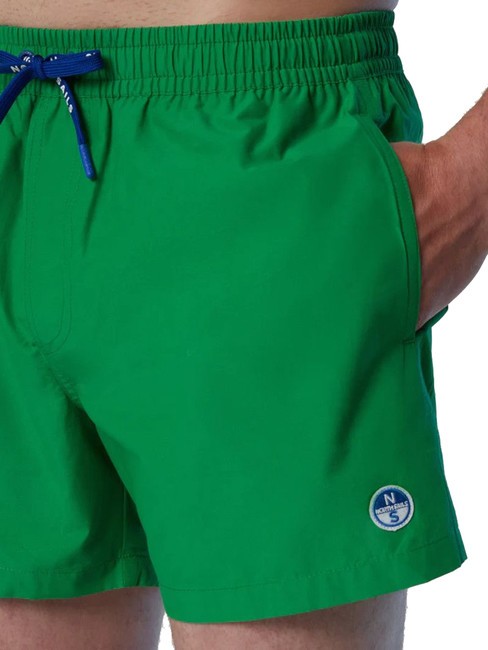 VOLLEY Boxer-Badeanzug mit Logo gr&uuml;ne Biene - Herrenbadehosen
