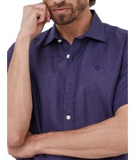 NORTH SAILS N|S Kurzärmeliges Leinenhemd Navy blau - Herrenhemden - 3