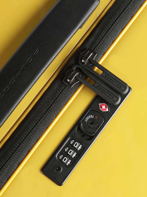 PQ-LIGHT Mittelgroßer Trolley Gelb - Harte Trolleys