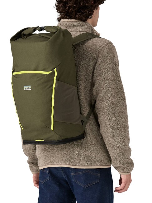 FIELDSMITH 32L Rolltop-Reiserucksack Schwarz - Rucksäcke für Schule &amp; Freizeit