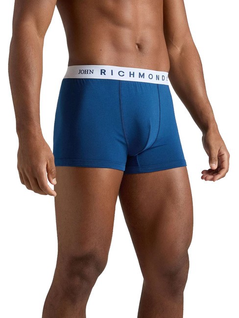 FOZ 3 Boxershorts weiß/blau/t. - Herrenslip