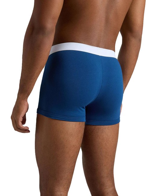 FOZ 3 Boxershorts wei&szlig;/blau/t. - Herrenslip