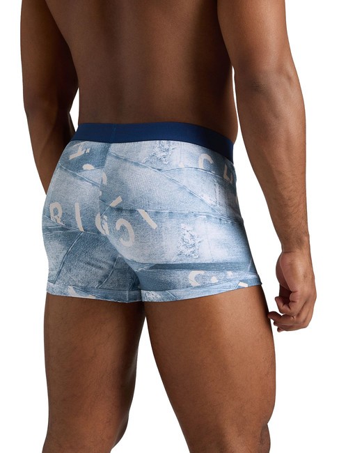 FOZ 3 Boxershorts weiß/blau/t. - Herrenslip