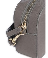 COCCINELLE TEBE Schultertasche aus strukturiertem Leder Graphit - Damentaschen - 3