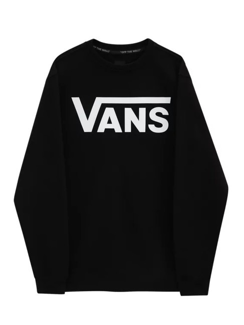 VANS CLASSIC Sweatshirt aus Baumwolle mit Rundhalsausschnitt Schwarz-Weiss - Sweatshirts Herren