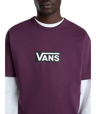 VANS OFF THE WALL II DROP Kurzarm-T-Shirt aus Baumwolle Brombeerwein - Herren-T-Shirts - 4