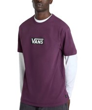 VANS OFF THE WALL II DROP Kurzarm-T-Shirt aus Baumwolle Brombeerwein - Herren-T-Shirts - 3