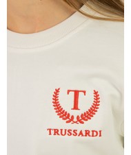 TRUSSARDI STRAUB KIDS Trainingsanzug aus Sweatshirt und Hose cremefarben/rot - Trainingsanzüge für Kinder - 3