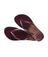 HAVAIANAS SLIM GLOSS Flip-Flops violetter Boden - Damenschuhe - 3