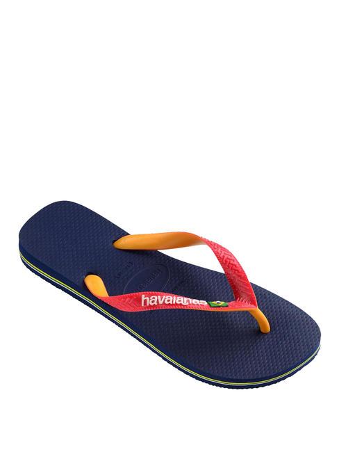 BRASIL MIX Flip Flops marineblau/rubinrot - Schuhe Unisex