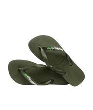HAVAIANAS BRASIL LOGO Flip-Flops für Herren Grün Grün - Schuhe Unisex - 4