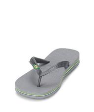 HAVAIANAS  BRASILIEN-LOGO-Flip-Flops Stahlgrau - Schuhe Unisex - 3