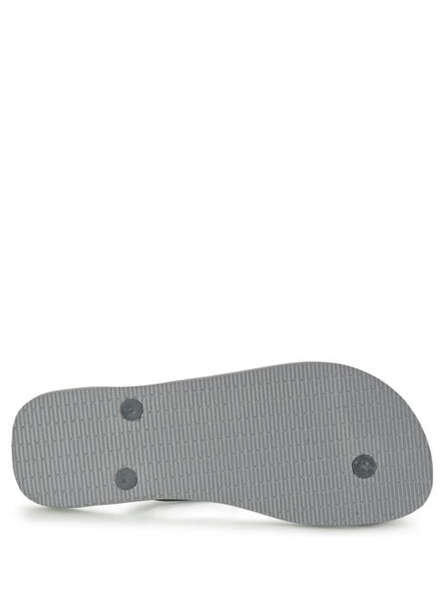  BRASILIEN-LOGO-Flip-Flops Stahlgrau - Schuhe Unisex