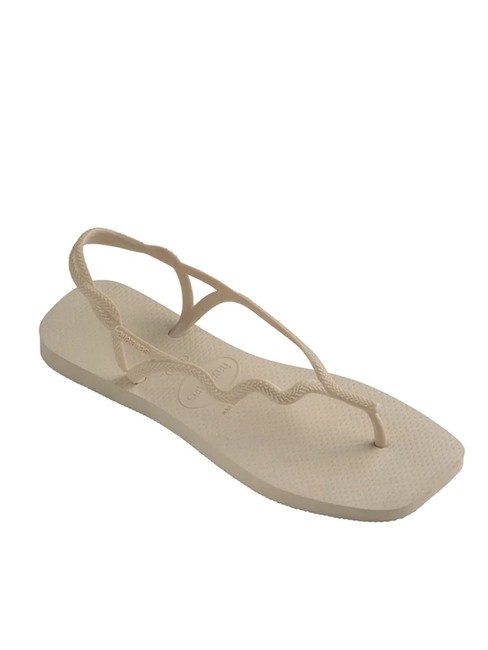 SOLEIL Flip-Flop-Sandale Beige - Damenschuhe