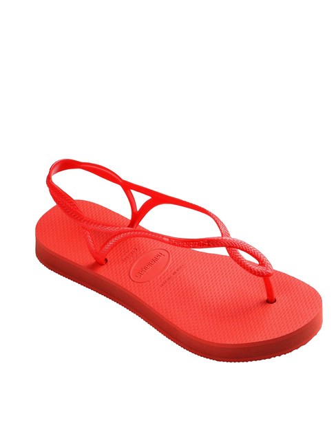 LUNA FLATFORM Flache Flip-Flop-Sandale Lachs - Damenschuhe