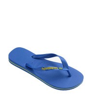 HAVAIANAS BRASIL LOGO NEON Flip-Flops Sternblau/Sternblau - Schuhe Unisex - 3