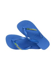HAVAIANAS BRASIL LOGO NEON Flip-Flops Sternblau/Sternblau - Schuhe Unisex - 4