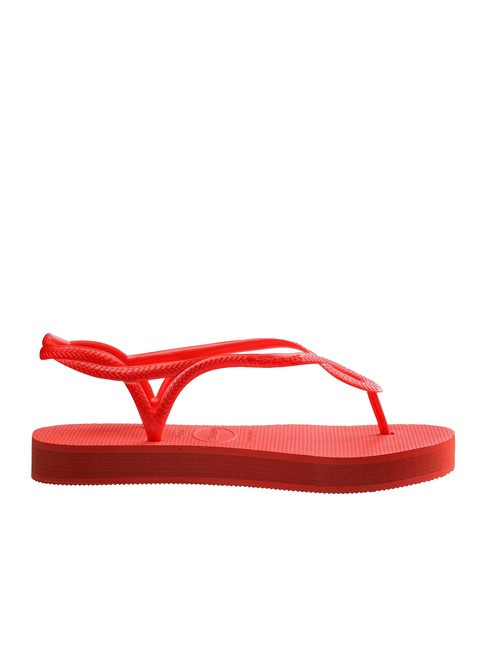 LUNA FLATFORM Flache Flip-Flop-Sandale Lachs - Damenschuhe