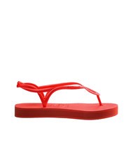 HAVAIANAS LUNA FLATFORM Flache Flip-Flop-Sandale Lachs - Damenschuhe - 2