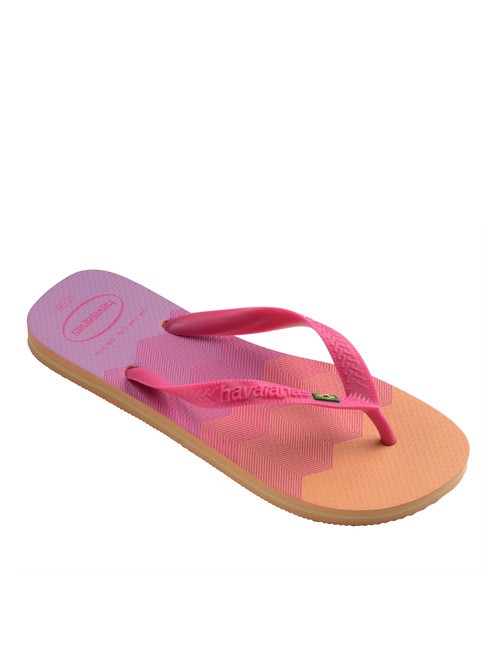 BRASIL FRESH Flip-Flops aus Gummi Pfirsich - Schuhe Unisex