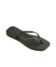 HAVAIANAS SQUARE LOGO Flip-Flops olivgrün - Damenschuhe - 3