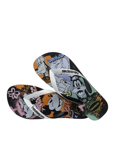 DISNEY STYLISH Flip Flops schwarz/weiß/schwarz - Schuhe Unisex