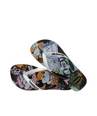 HAVAIANAS DISNEY STYLISH Flip Flops schwarz/weiß/schwarz - Schuhe Unisex - 6