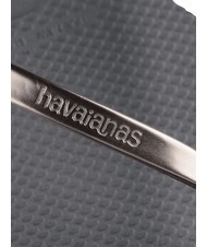 HAVAIANAS YOU METALLIC Flip-Flops aus Gummi Grauer Stahl/Metallic-Graphit - Damenschuhe - 3