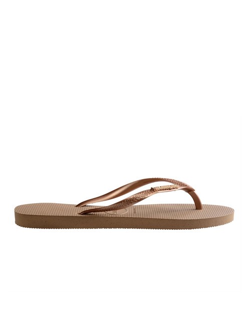 SLIM LOGO Flip Flops ros&eacute; / gold - Damenschuhe