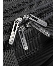 PIQUADRO BRIEF 2 Reiserucksack aus Leder und Stoff Schwarz - PC-Rucks&auml;cke - 3