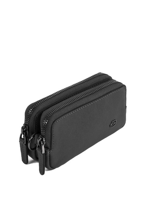 BLACK SQUARE Mini-Clutch aus Leder Schwarz - Tablettmappe &amp; Organizer