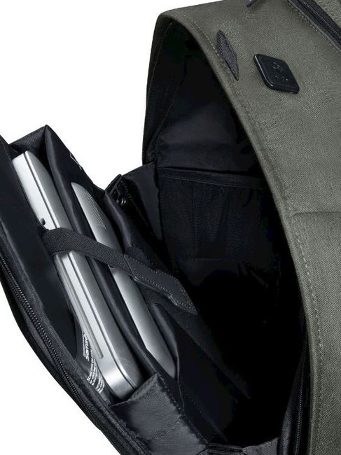 SECURIPAK  Rucksack mit Diebstahlsicherung, 15,6" PC-Halterung Laub grün - PC-Rucksäcke