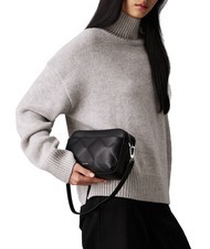 CALVIN KLEIN DIAMOND QUILT  Mini-Umhängetasche mit Schultergurt ck schwarz - Damentaschen - 4