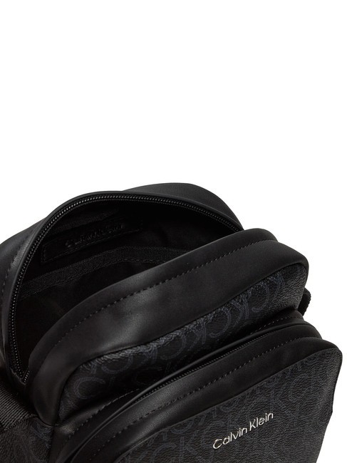 MUST  Herrentasche Schwarz Rot - Umh&auml;ngetaschen Herren