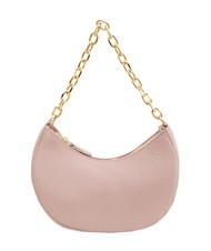 LESAC GIUDITTA Hobo-Tasche aus Leder mit Kette tausendj&auml;hriges Rosa - Damentaschen - 3