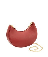 LESAC GIUDITTA Hobo-Tasche aus Leder mit Kette - Damentaschen