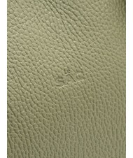 LESAC CHIARA Dollar-Shopper-Tasche aus Leder Olive - Damentaschen - 7