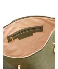LESAC VIOLA  Einkaufstasche aus Leder Olive - Damentaschen - 7