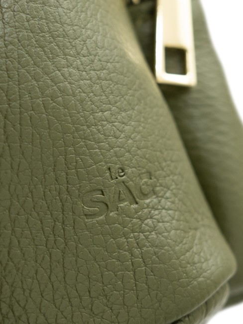 VANESSA Dollar-Rucksack aus Leder Olive - Damentaschen