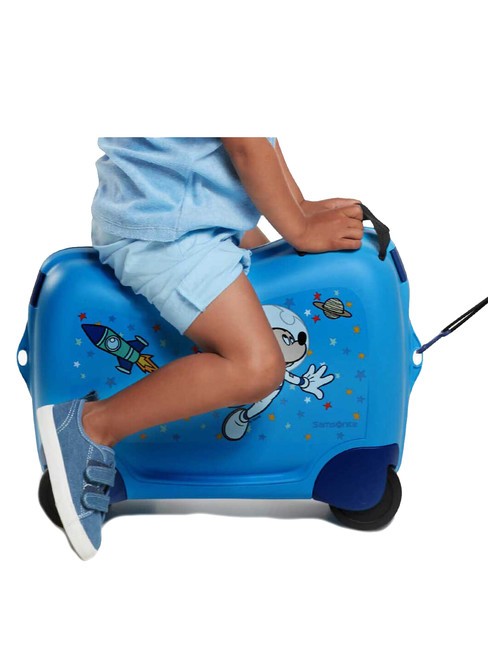 DREAM2GO DISNEY Aufsitzbarer Kindertrolley Mickey-Sterne - Handgepäck