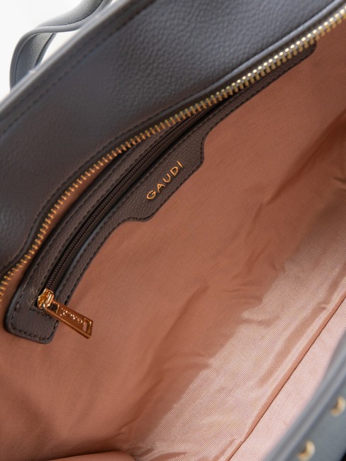 CAMILLA Shopper-Tasche mit Nieten grau - Damentaschen